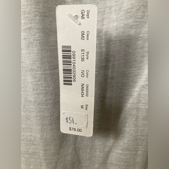 NWT J. Crew Beaded Cotton Tank. Size Medium. - Picture 7 of 9